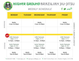hbjj schedule